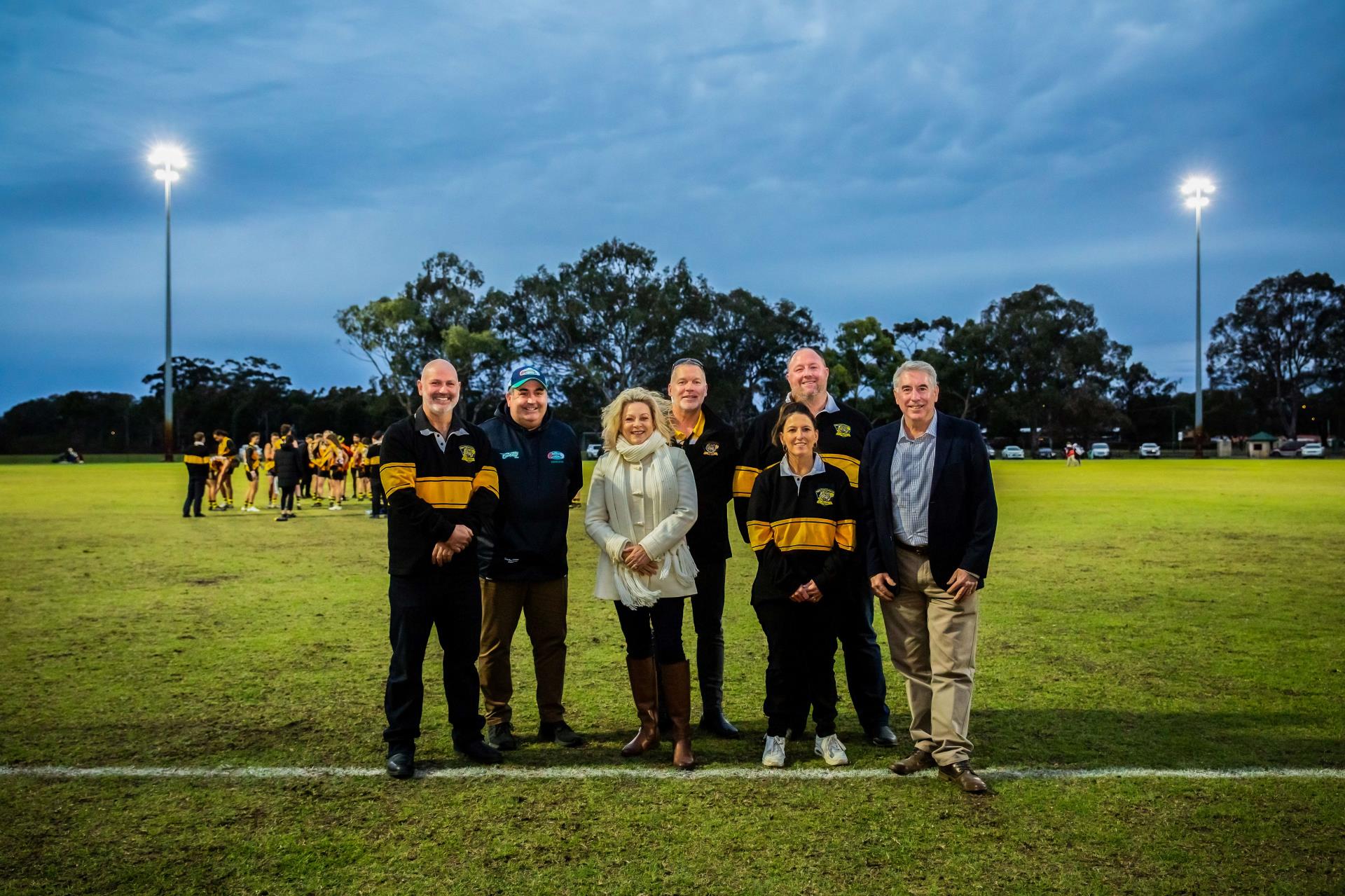 Sir Ross McLarty Oval new lighting unveiled